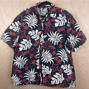 Bishop St. Hawaiian Shirt Mens 3XL Aloha Resort Floral Made in Hawaii
